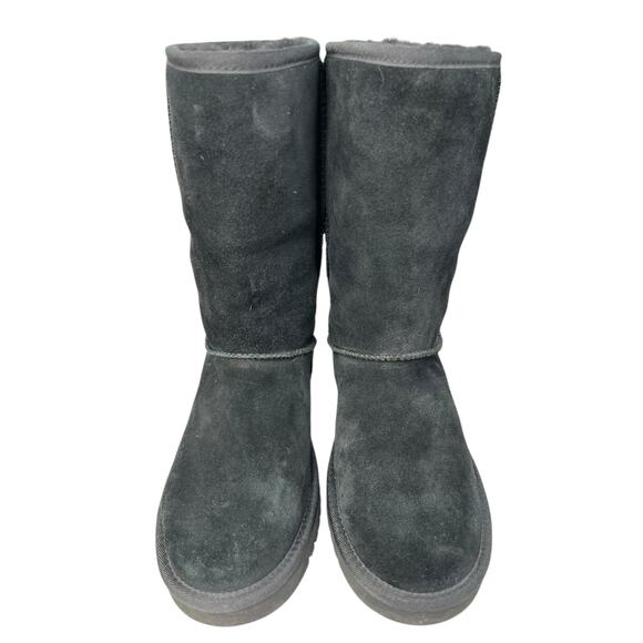 Koolaburra X UGG Women’s Classic Short Black Suede Winter Boot Size US 7 - Picture 7 of 10